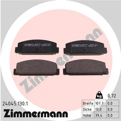КОЛОДКИ ТОРМ MAZ 323 F323 P323 S 2,0 DITD (BJ) R 9808-