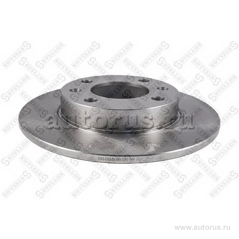 Диск тормозной задний CITROEN XSARA, PEUGEOT 307 1.4-2.0HDI 01> STELLOX 60203722_SX