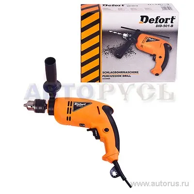 Дрель ударная 500Вт 93729806 DEFORT DID-501-B