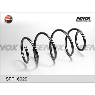 Пружина подвески TOYOTA COROLLA СЕДАН/AURIS 07- 1.33, 1.4, 1.6 ПЕРЕ FENOX SPR16020