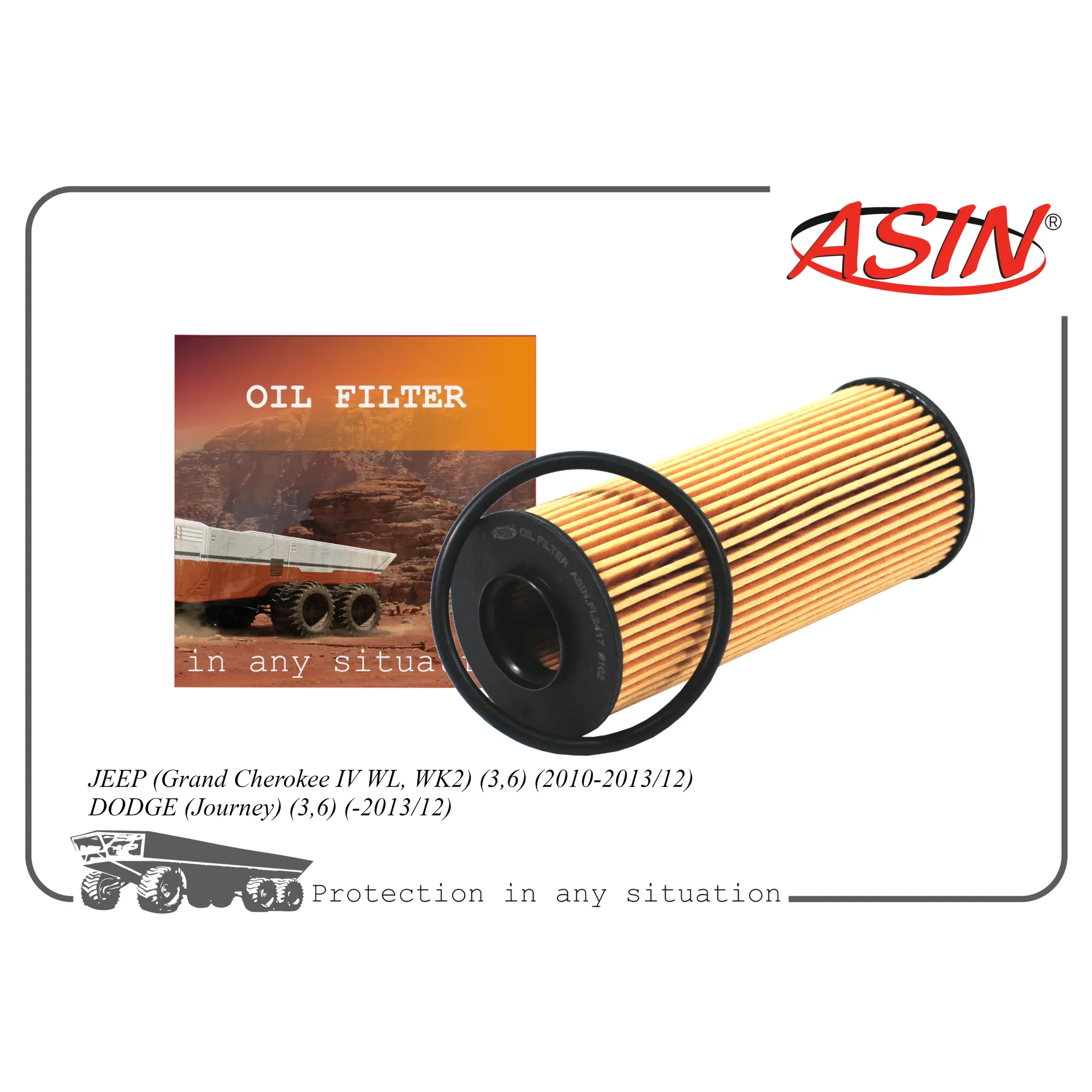 Фильтр масляный 68079744AD/ASIN.FL2417 ASIN ASIN ASINFL2417