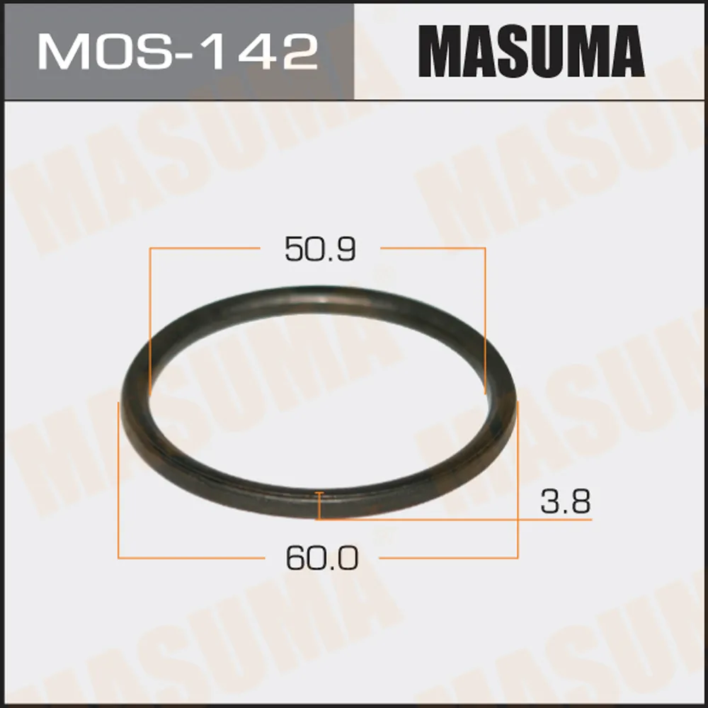 Кольцо глушителя MASUMA металлическое 51x60.5x4.2 MASUMA MOS142