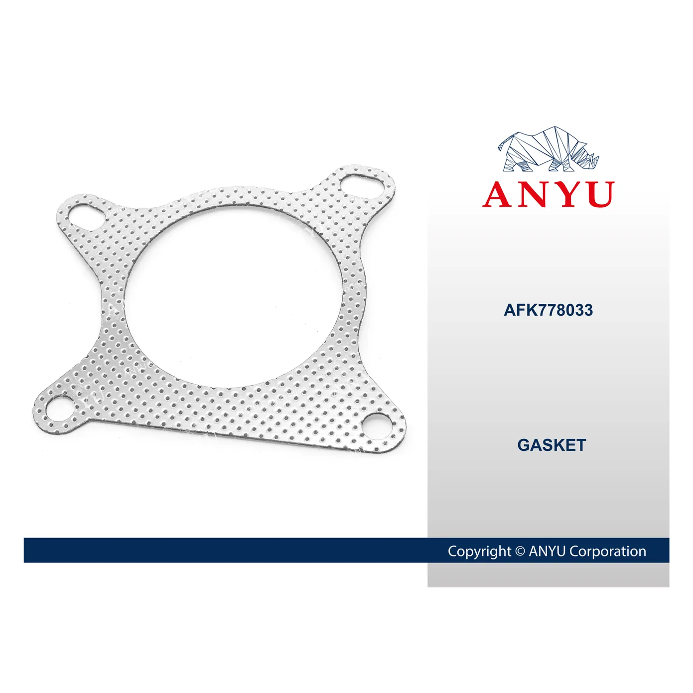 Прокладка приемной трубы для AUDI SKODA VW ANYU AFK778033