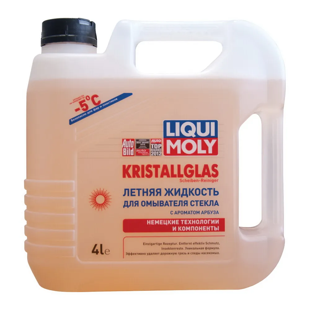 Жидкость омывателя летняя LIQUI MOLY Kristall Glass готовая арбуз 4 л 04775