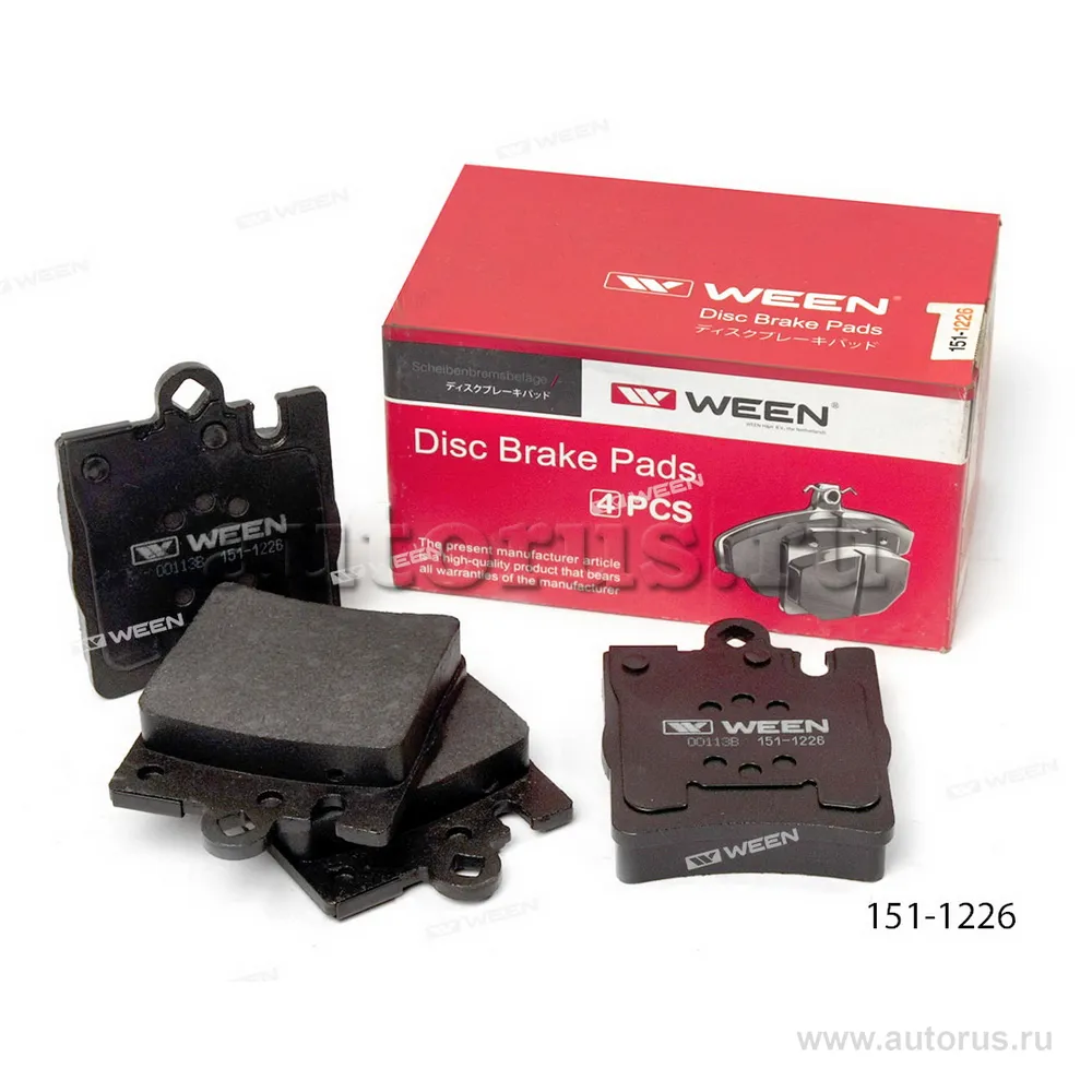 Тормозные колодки дисковые задние MERCEDES-BENZ C-class (W203), C-class (CL203), CLK WEEN 151-1226