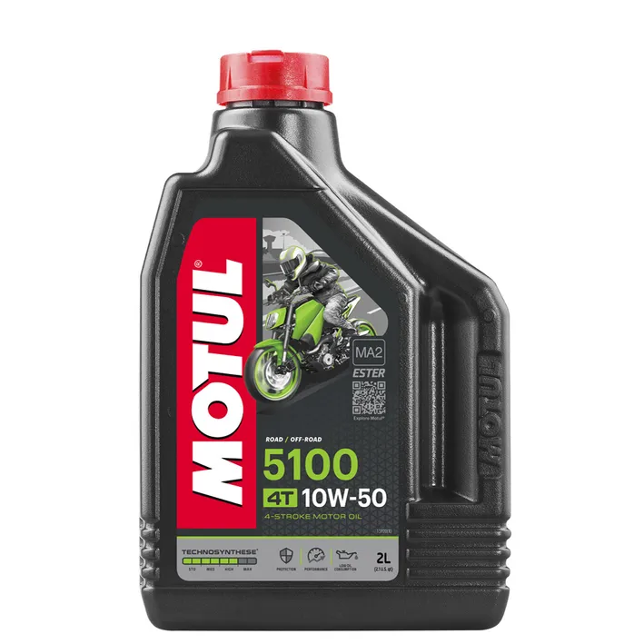 Масло моторное 4T Motul 5100 4T 10W50 2 л 104075