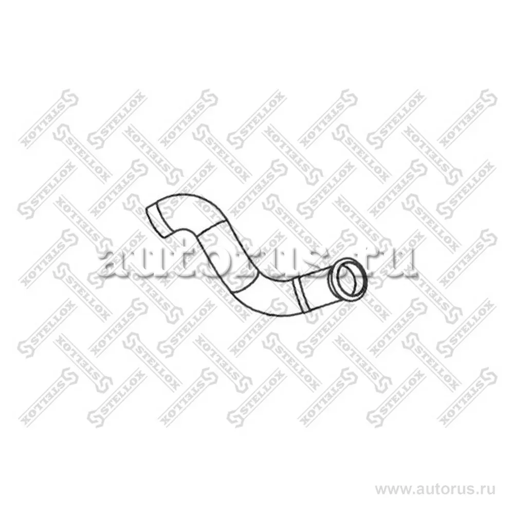 Труба глушителя передняя 2-изг.VOLVO FM STELLOX 8203734_SX
