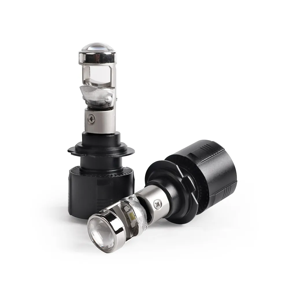 Лампа светодиодная (мини линзы) 8-32V H7 25W PX26d 5000K VIZANT 2 шт. картон MLH7