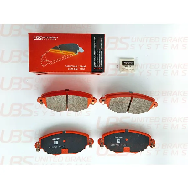 ТОРМОЗНЫЕ КОЛОДКИ FORD MONDEO III 00-07/JAGUAR X-TYPE 01-09 ПЕРЕДНИЕ UBS B1101013