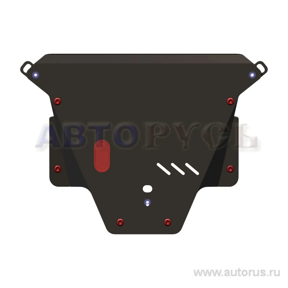 Защита картера двигателя и кпп Honda, Хонда Element V-2,4, 2003-2011, Сталь 2 мм
