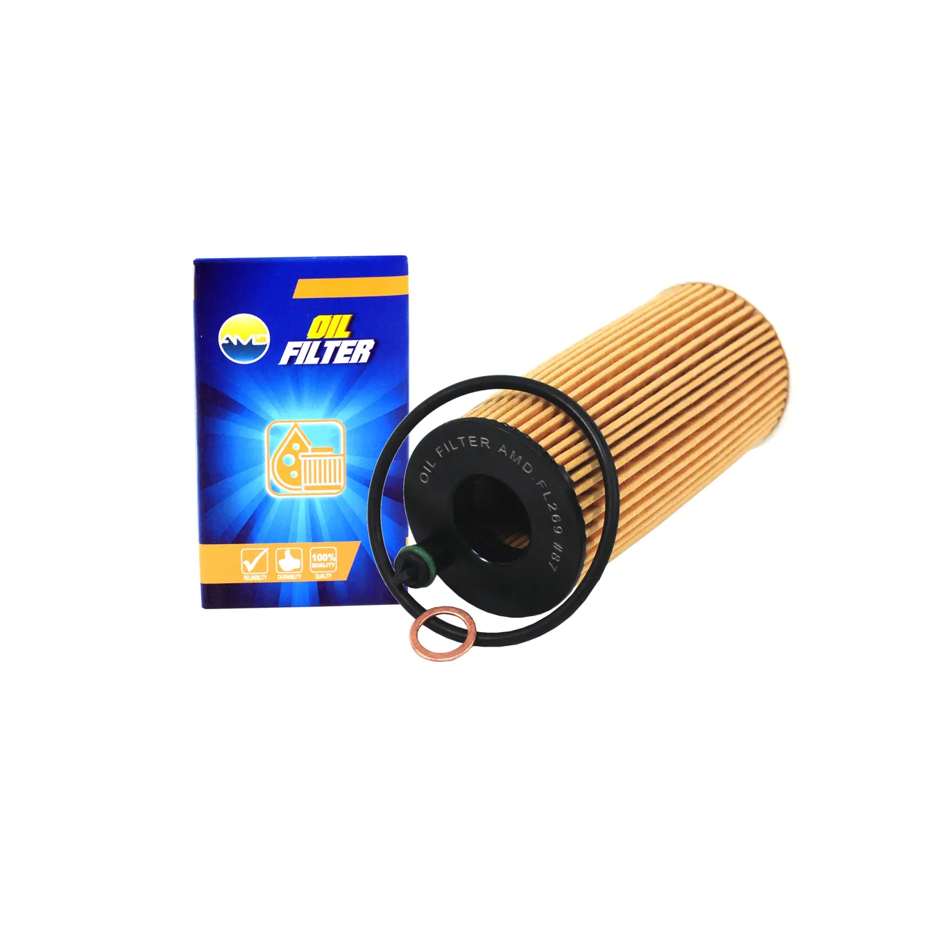 Фильтр масляный BMW (3 VI F30, F80) (B47 D20 A) (B38 B15 A) (B48 B AMD AMD.FL269