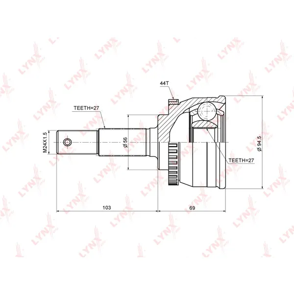 ШРУС LYNXauto CO5749A