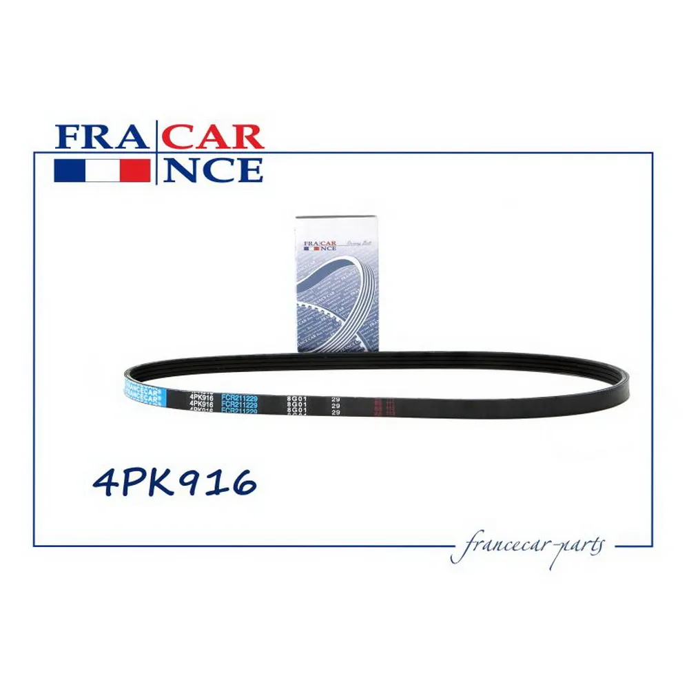 Ремень поликлиновый 6001547970  4PK916  FCR211229 FRANCECAR
