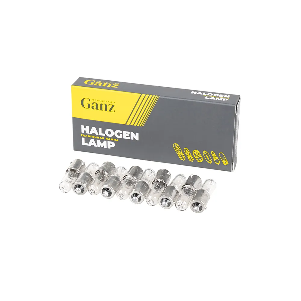 Лампа 24V H21W 21W BAY9s GANZ 10 шт. BOX (10 шт. цена за 1 шт.) GIP06320