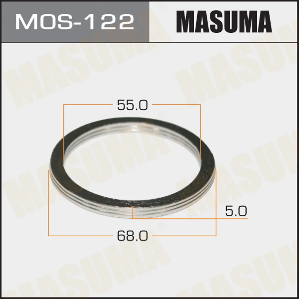 Кольцо глушителя 55x68 MASUMA MOS-122