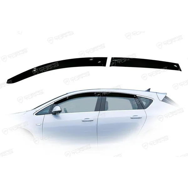 Дефлектора на окна Opel Astra J Hb 2010EuroStandard деф.окон Cobra Tuning OE11710