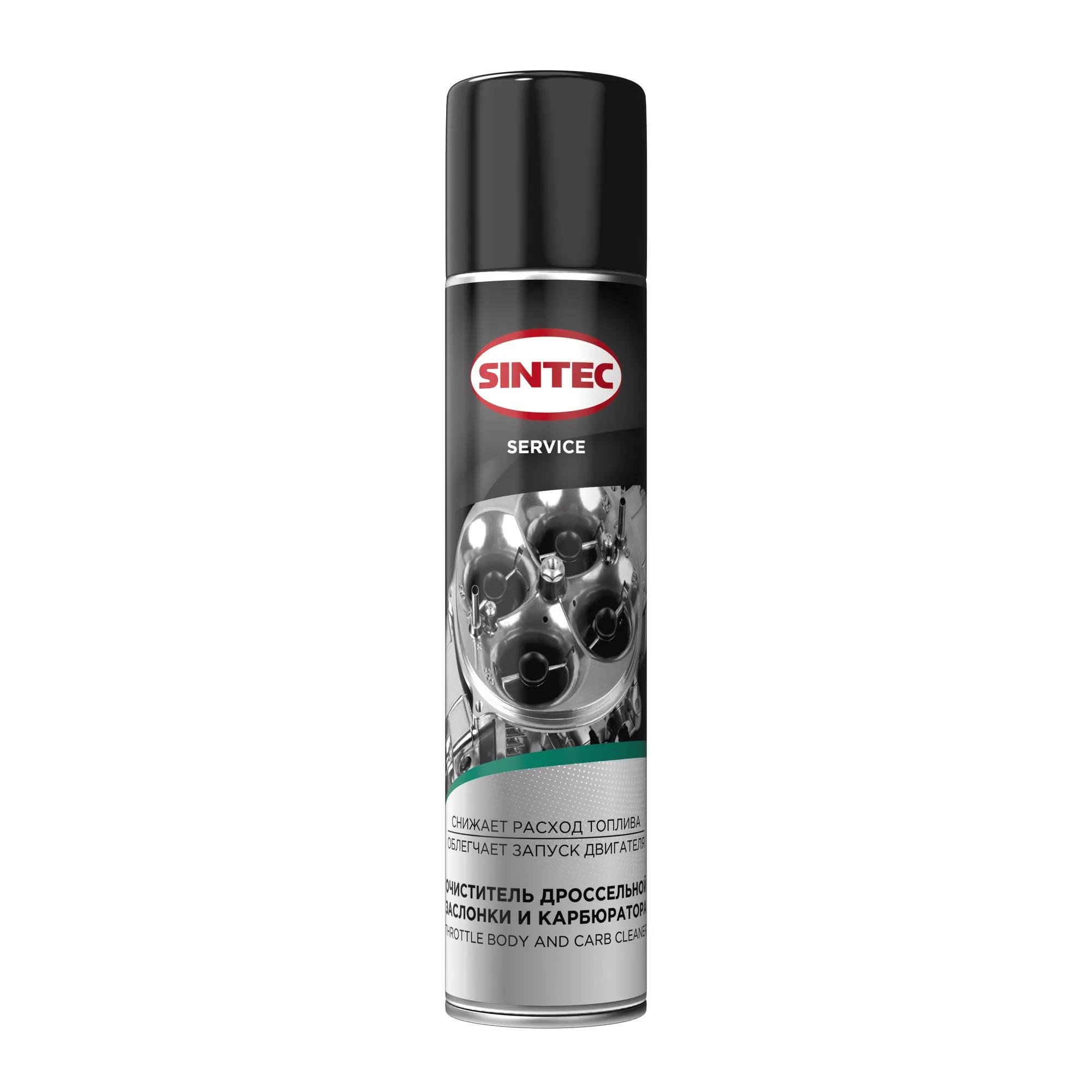 Очиститель дроссельной заслонки и карбюратора Throttle Body And Carb Cleaner 400мл (аэрозоль) Sintec 102420