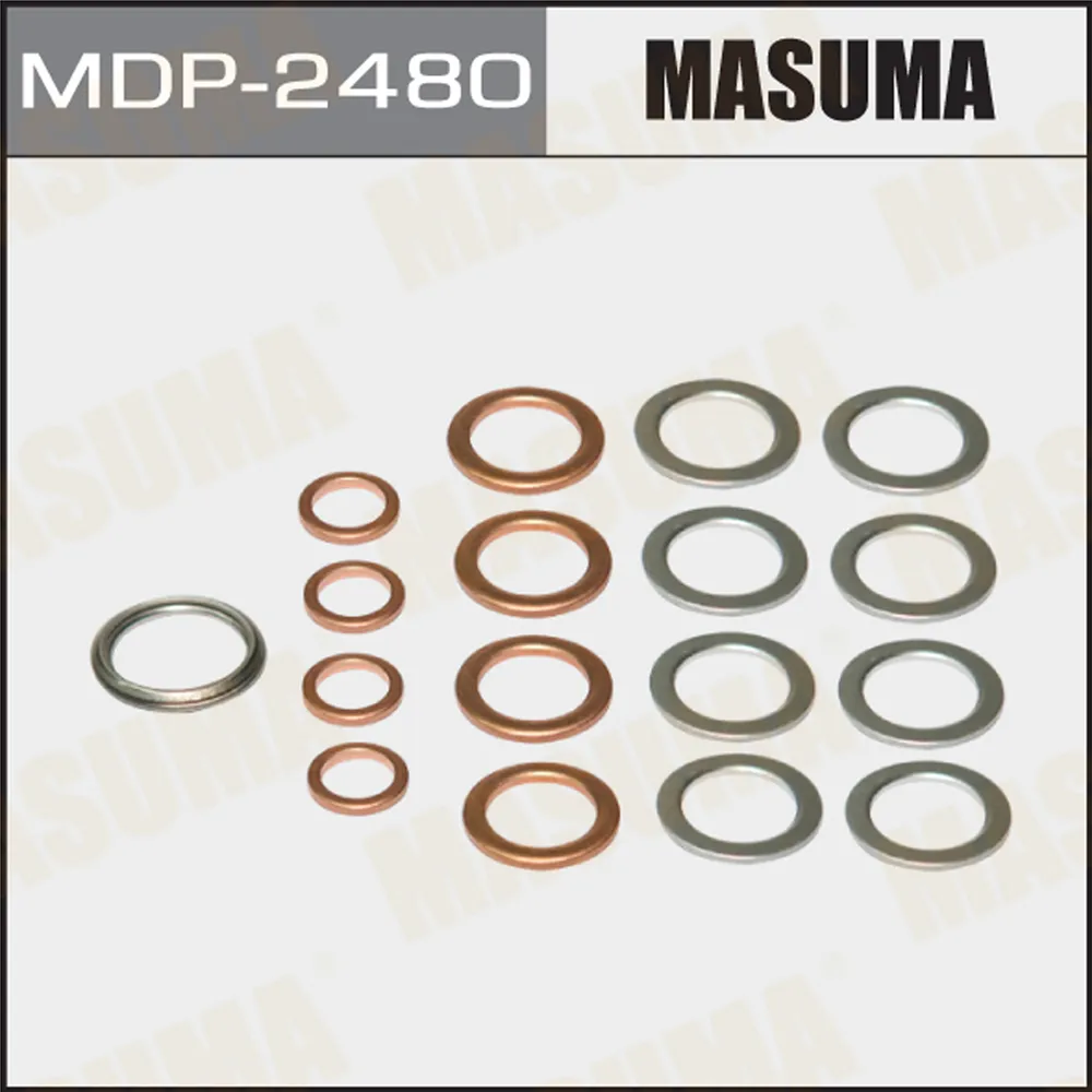 Шайбы для форсунок набор MMC 4D68, комплект MASUMA MDP-2480
