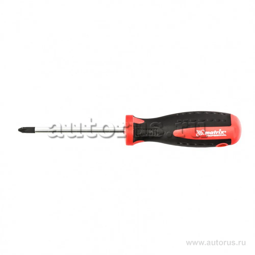 Отвертка Profi, Pz2x100 мм, S2, двухкомп. рукоятка MATRIX 11870