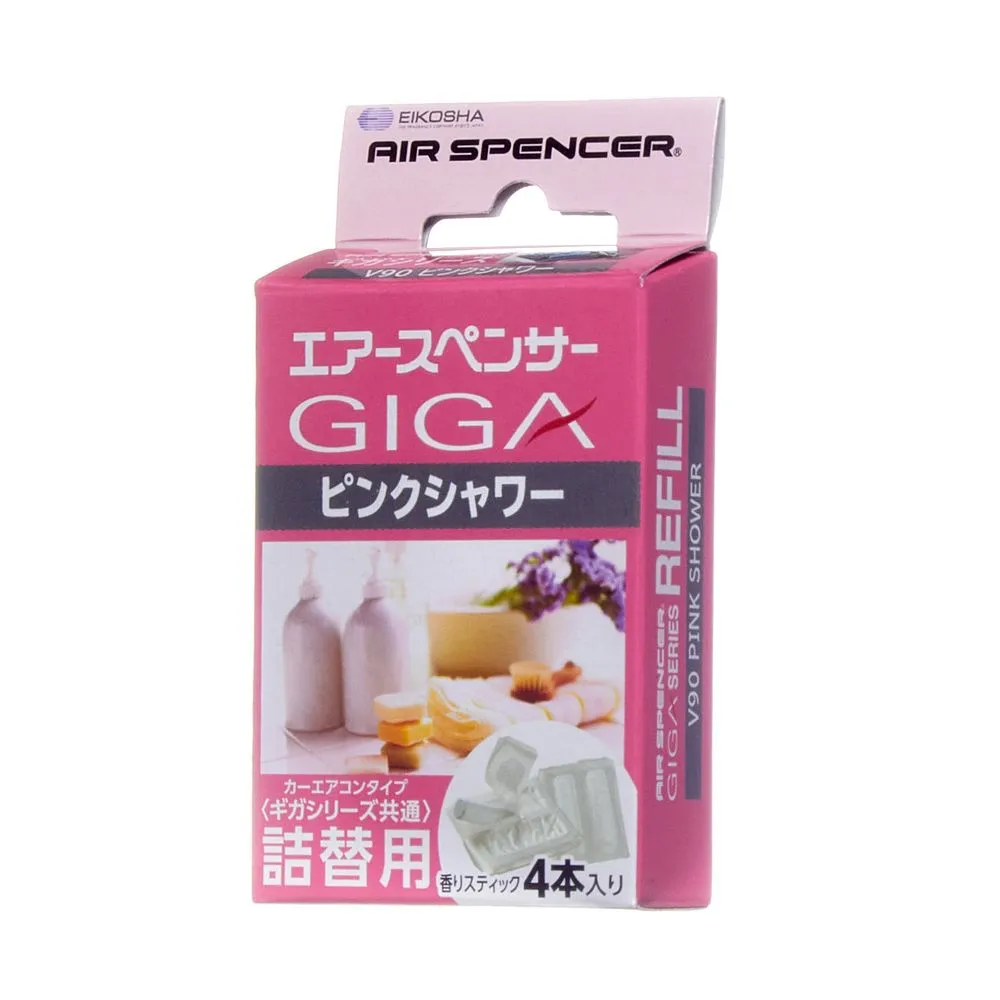 Запасной элемент для ароматизатора на кондиционер GIGA - PINK SHOWER EIKOSHA V-90
