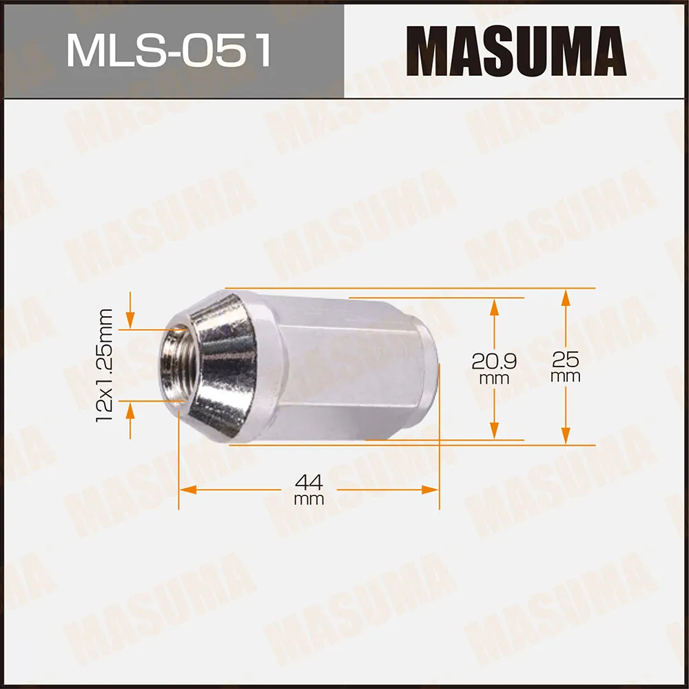 Гайка колесная MASUMA MLS051