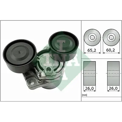 Ролик-натяжитель приводного ремня BMW 5(F10)/7(F01/F02)/X5 III (F15) mot.N47 INA 534 0505 10