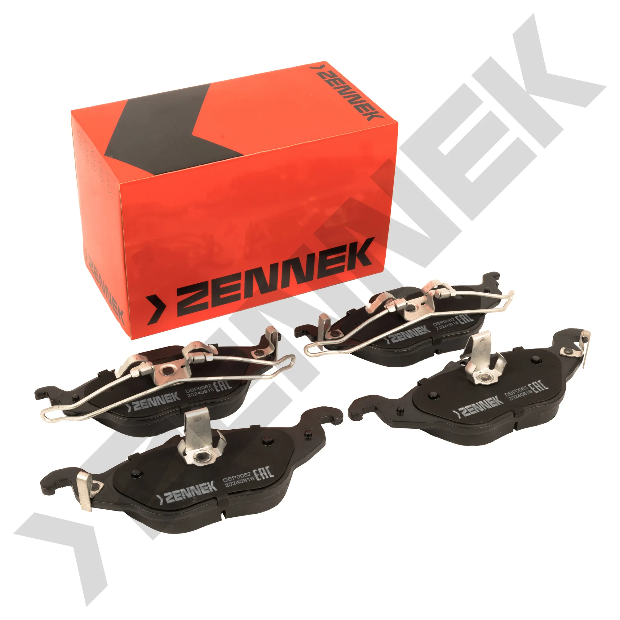 Колодки тормозные дисковые передние OPEL CORSA 94-10, ASTRA G 98-09 ZENNEK DBP0082