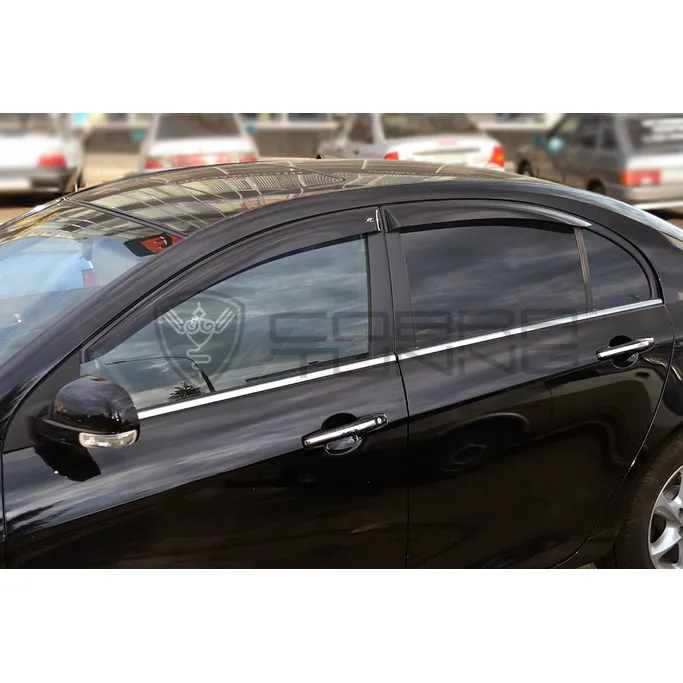 Дефлектора окон Geely Emgrand Sd 2012 Cobra tuning G10512