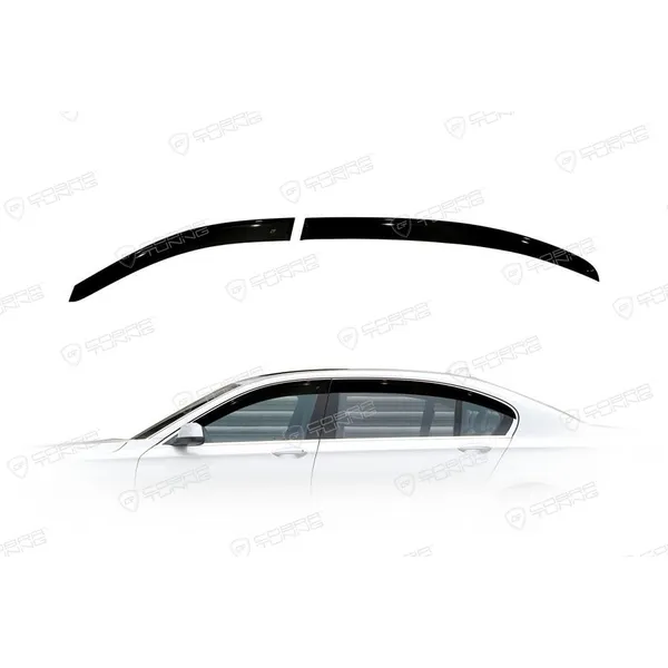 Дефлектора на окна BMW 7 Sd (F02/F04) Long 2008-2012, 2012EuroStandard деф.окон Cobra Tuning BE22108