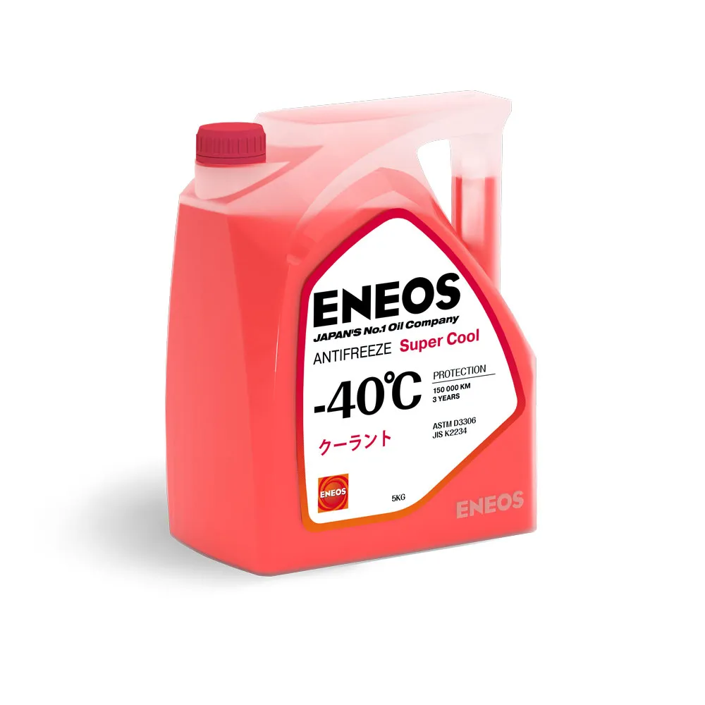 Антифриз ENEOS Super Cool G12 готовый -40C красный 5 кг Z0075
