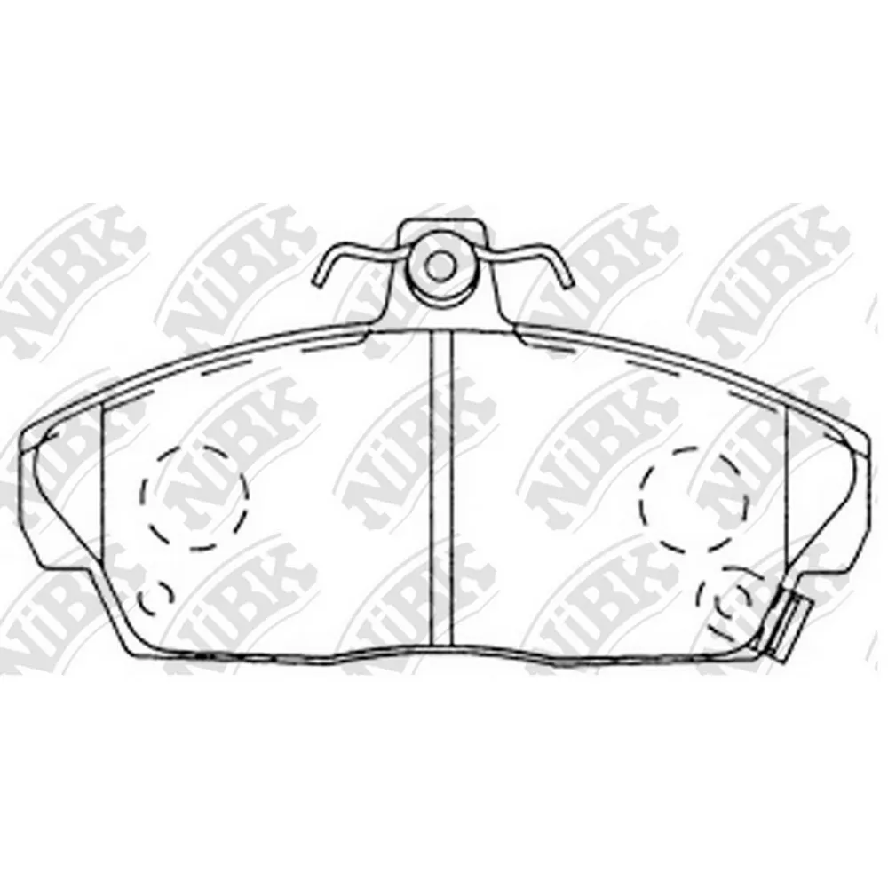 Колодки передние LAND ROVER Freelander I NIBK PN8103