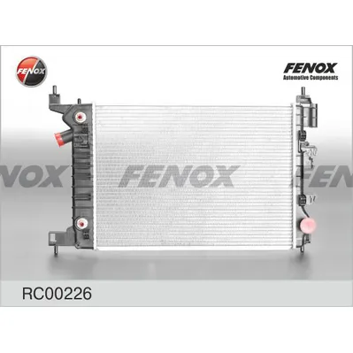 РАДИАТОР ОХЛАЖДЕНИЯ Chevrolet Cobalt 1.5 14- AT 550x388x16, паяный FENOX RC00226