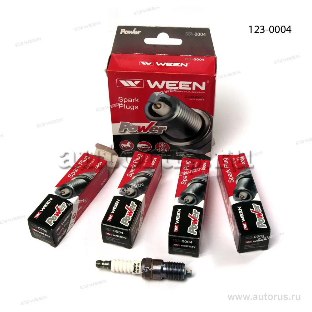 Свеча зажигания Power, иридиевая FORD, MAZDA, VOLVO WEEN 123-0004