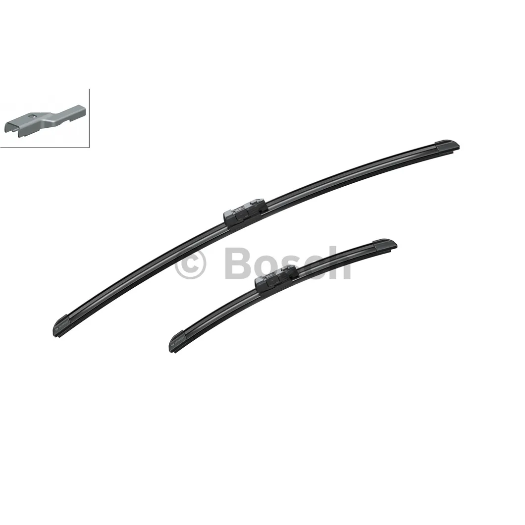 Щетка стеклоочистителя 600/350 мм бескаркасная комплект 2 шт BOSCH AERO 3 397 007 299