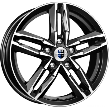 Диск литой R16 6J 5x112/57.1 ET42 КИК Sayan алмаз черный r67889
