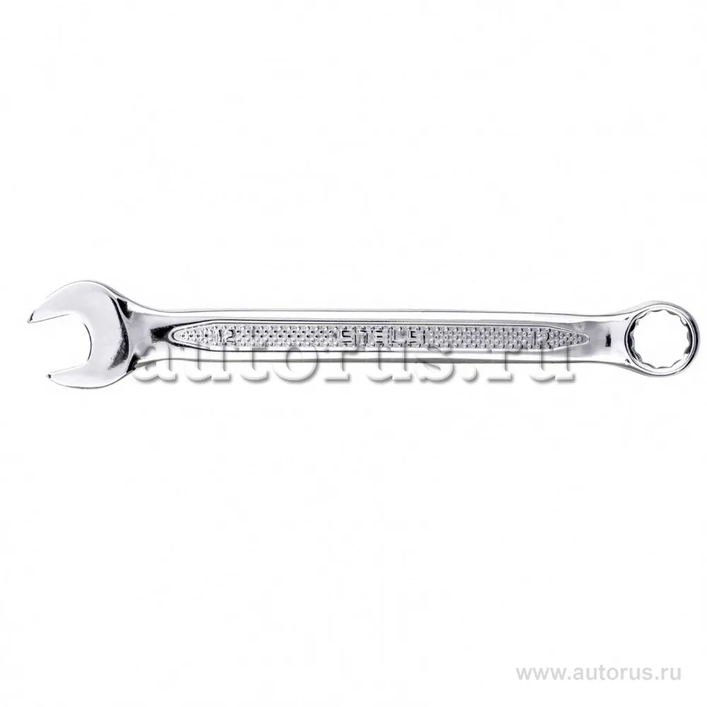 Ключ комбинированный, 12 мм, CrV, антислип STELS 15249