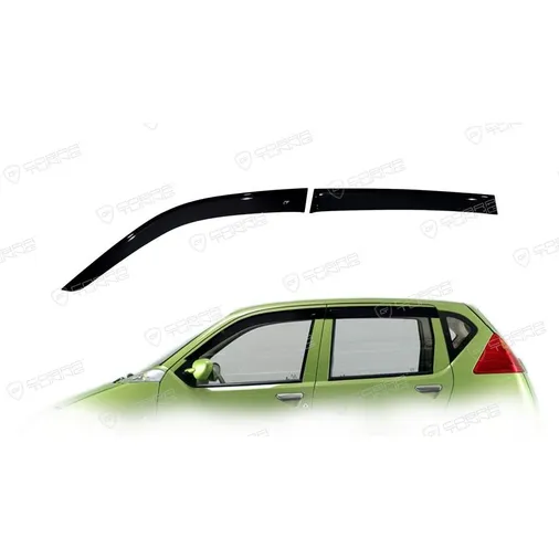 Дефлектора на окна Hafei Brio 2002-2010EuroStandard деф.окон Cobra Tuning HE50202