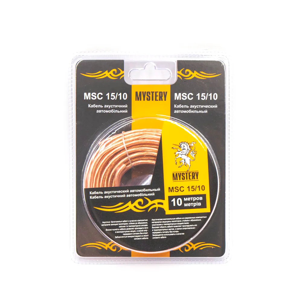 Кабель акустический MYSTERY MSC-15/10, 2x1,5 мм кв., 10 м