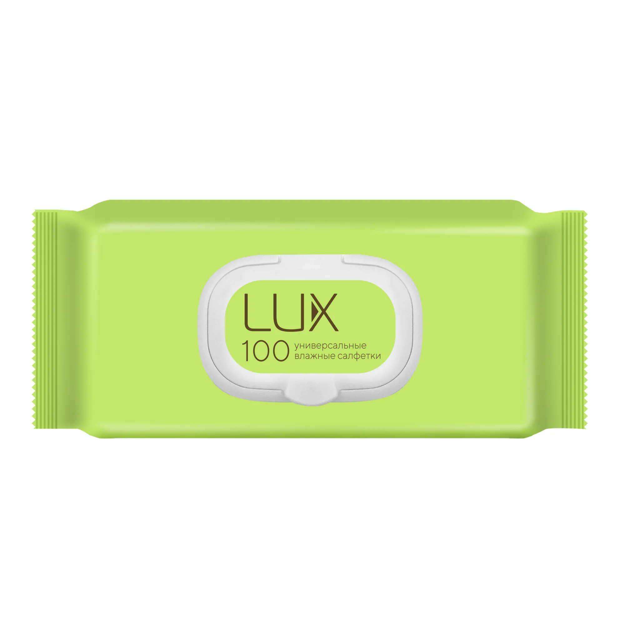 Влажные салфетки LUX №100 универсальные с пластиковым клапаном LUX 80485