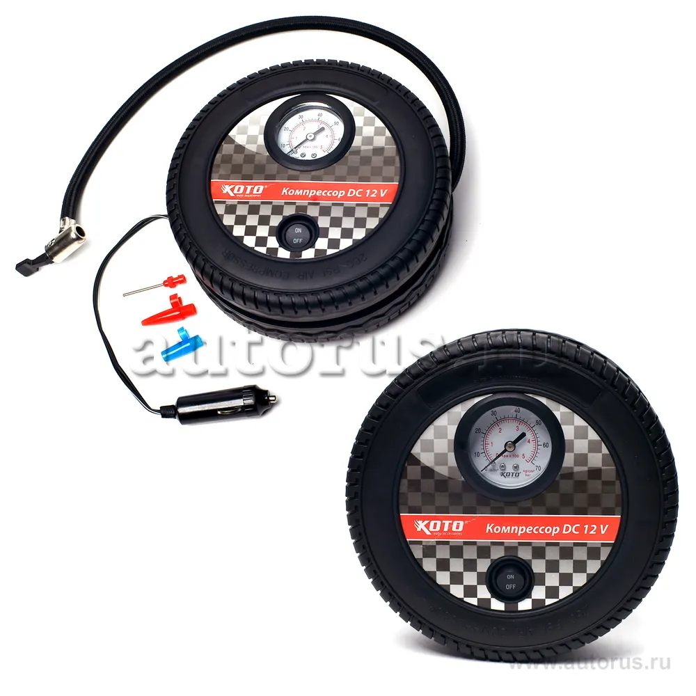 Компрессор 7Атм 26л/мин 12В KOTO 12V-702