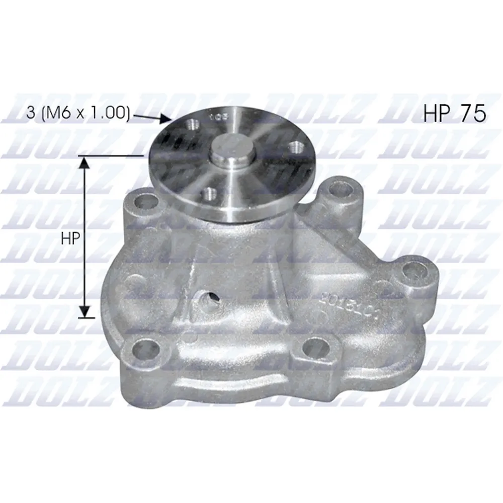 Помпа, водяной насос OPEL Astra G/H/Meriva A/Zafira B mot.1,7CDTI DOLZ O-142