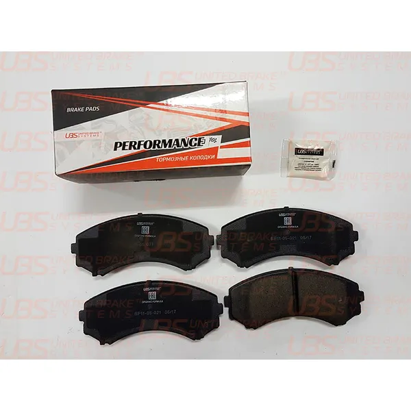Колодки тормозные NISSAN VANETTE 99-10/13-/MAZDA BONGO 99-10/MITSUBI UBS BP1105021