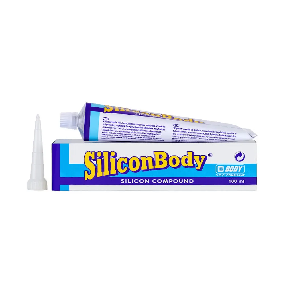 Герметик Body 120 SILICON (прозр.) (0,1кг) BODY 1200000000