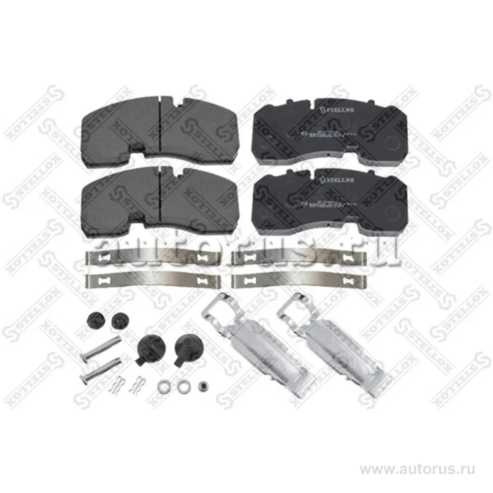 Колодки дисковые 29165 210x92.5x30.отв. датч5мм BPW (05/03-->) KNO STELLOX 85-01428-SX