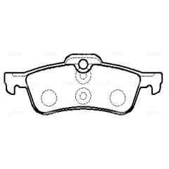 Колодки тормозные MINI COOPER 2006 ~ 2007 CTR GK0019