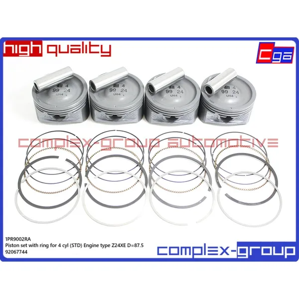 Комплект поршней с кольцами на 92067744 D87.5mm CGA 1PR9002RA