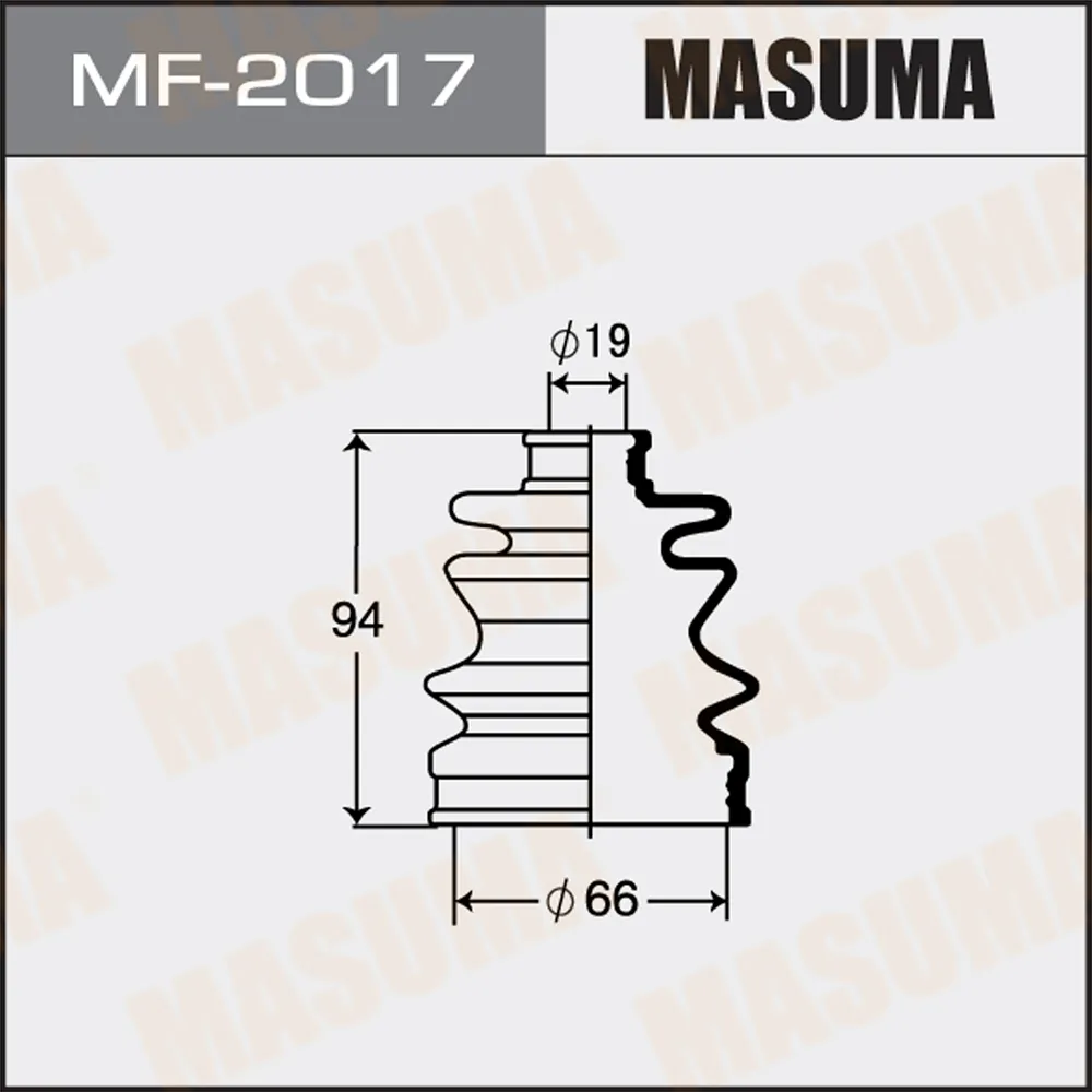 Пыльник ШРУСа SUZUKI CARRY MASUMA MF-2017