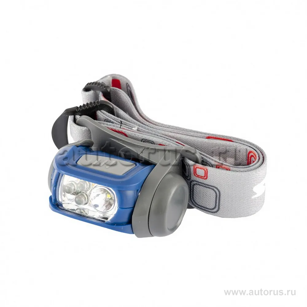 Фонарь наголовный Sport, ABS пластик, CREE XP-E Led 3Вт 120Лм + 3 эко Led, 8-18 часов, 3xААА Stern STERN 90569
