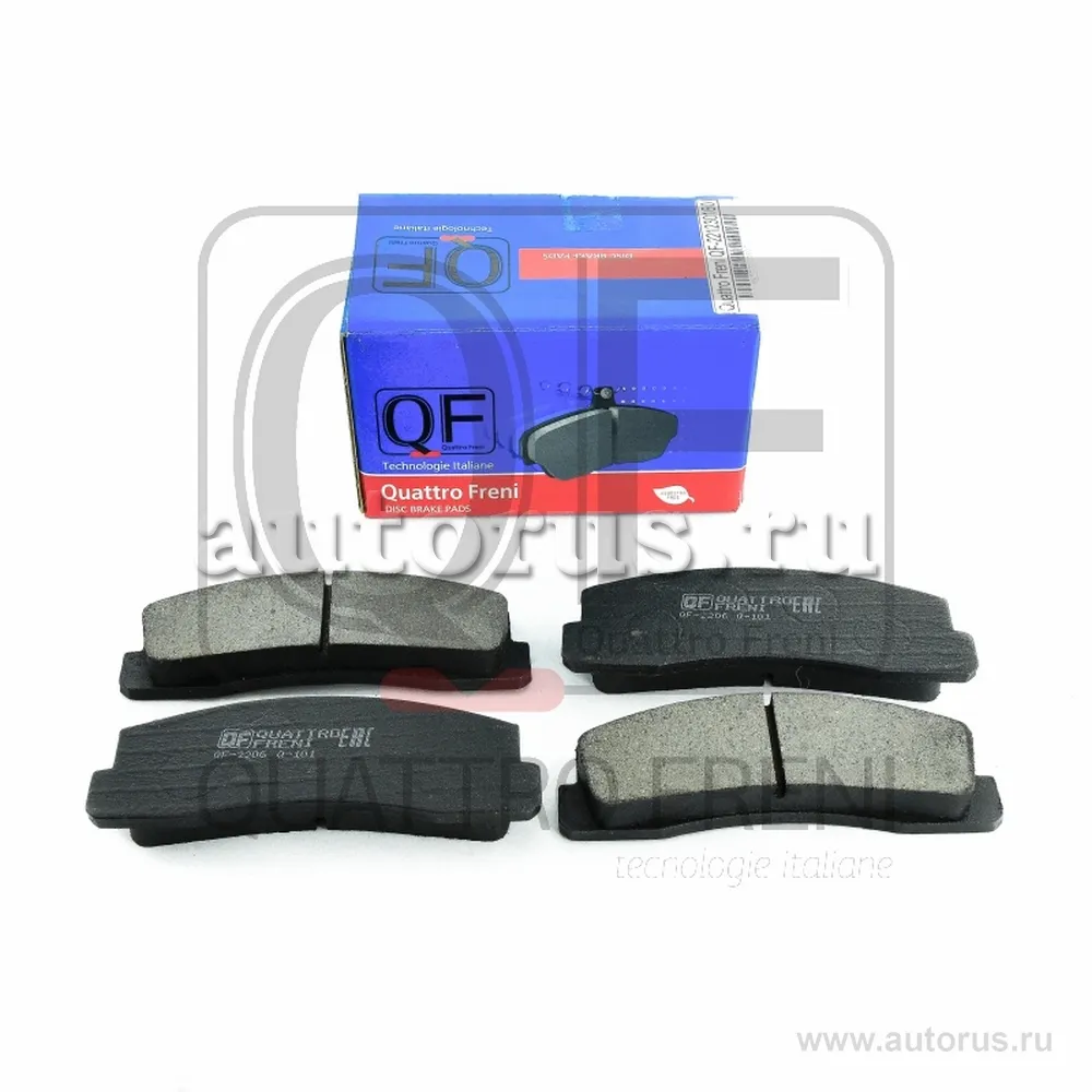 КОЛОДКИ ТОРМОЗНЫЕ FR ВАЗ 2123 CHEVROLET NIVA, QF221230160 QF221230160