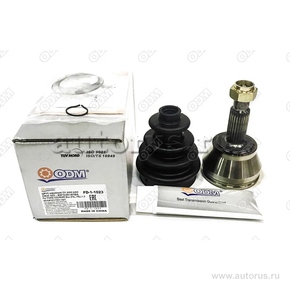 ШРУС наружный (к-кт) FORD COURIER Box (F3L, F5L) 1.3 ODM FD11023